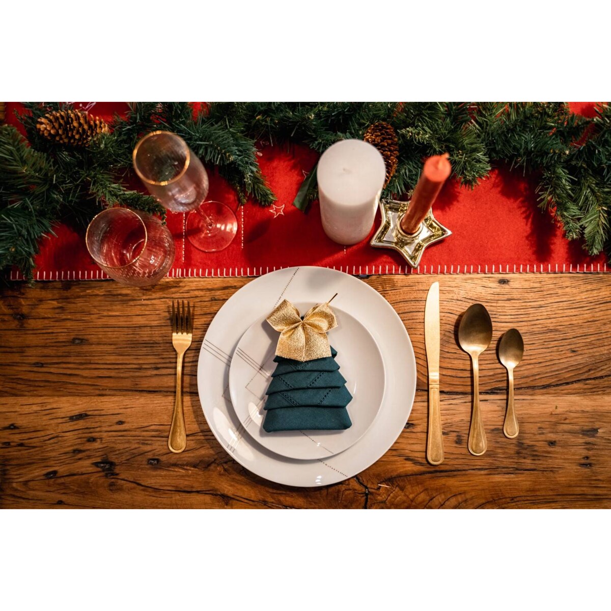 Świecznik świąteczny w kształcie gwiazdy