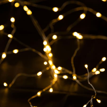 Lampki Kurtyna Świetlna Choinkowe Druciki + Flash