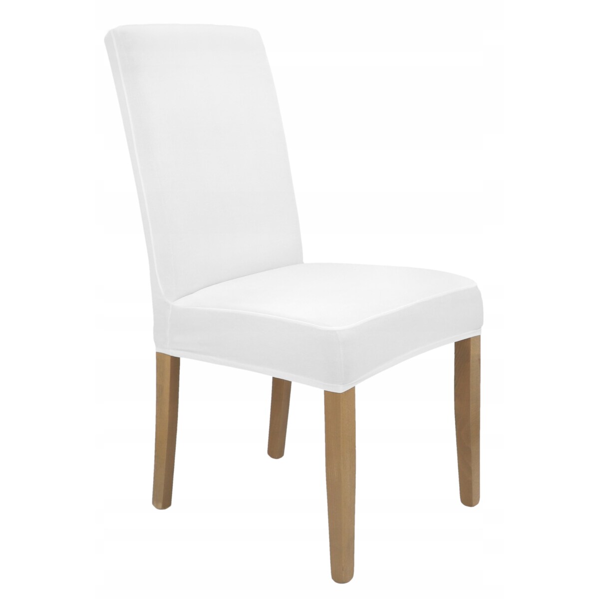 POKROWIEC NA KRZESŁO BIAŁY ELASTYCZNY [21F]