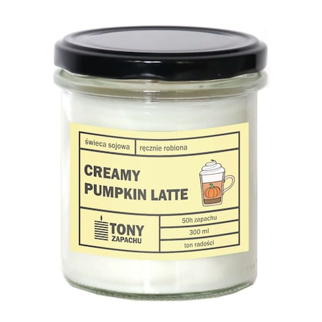 Zestaw Hello Autumn - pakiet z aromatyczną herbatą Autumn Inspiration oraz świecą sojową Creamy Pumpkin Latte, prezent upominek dla jesieniary