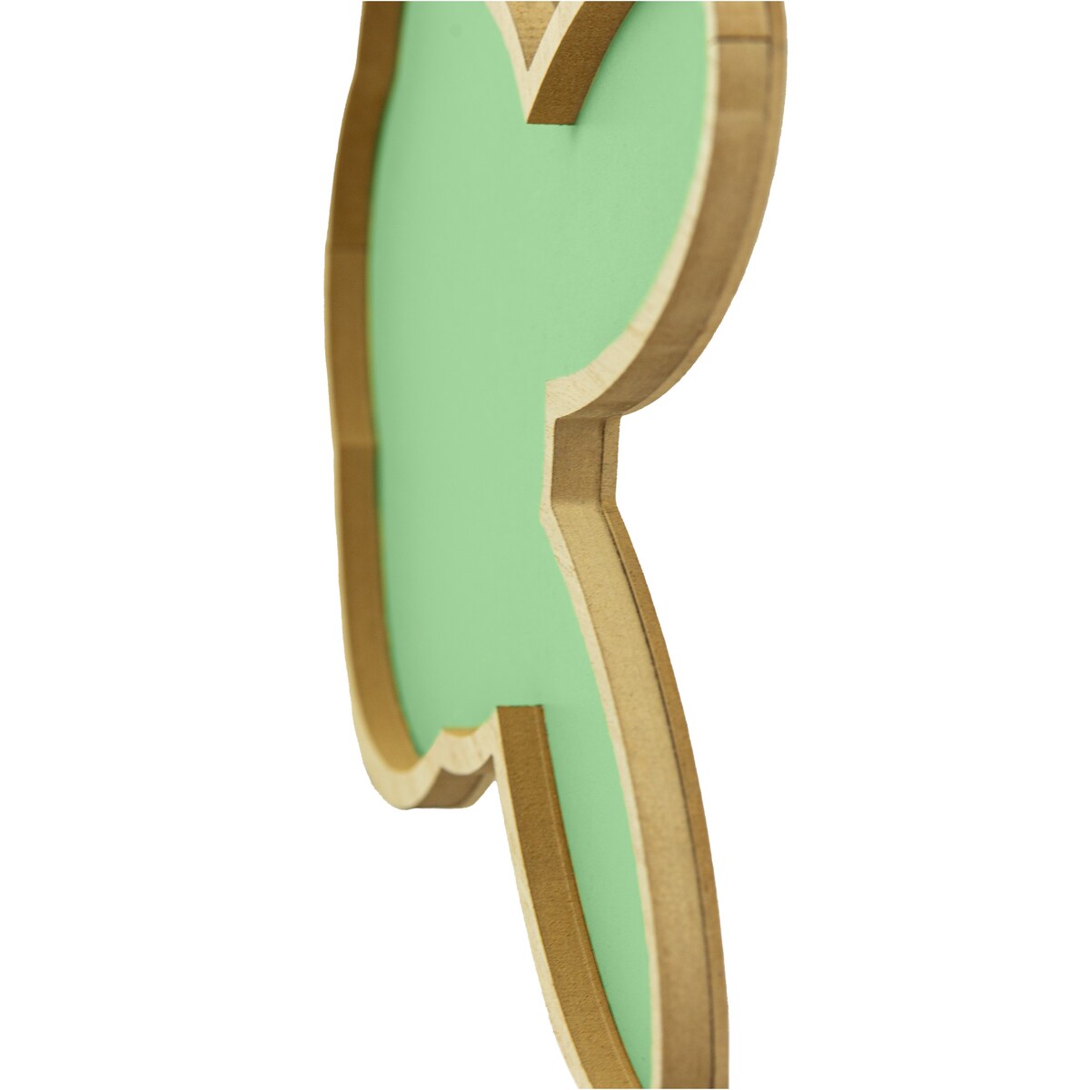 Podstawka Wielkanocna Tacka Zając Królik Dekoracja Zielony 30,5X21,5 Cm