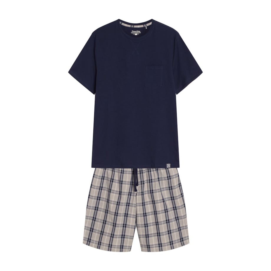 Piżama Dexter 42617-59X Granatowa Granatowy, XXL