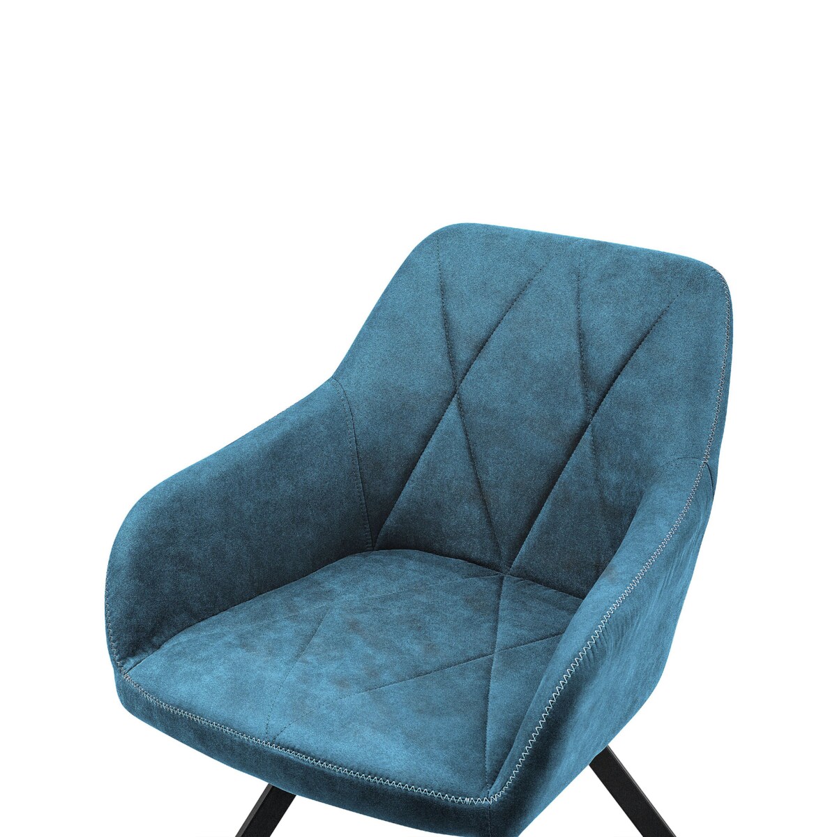 Zestaw 2 krzeseł niebieski MONEE