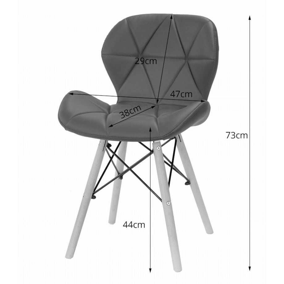 Zestaw Stół Do Jadalni Kuchni Salonu Biura Prostokątny Adria 120X80 Biały + 4 Krzesła Lago Czarne