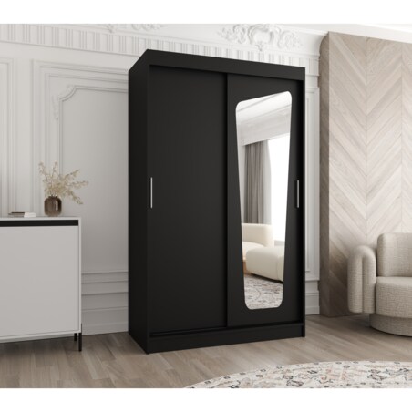 Szafa przesuwna MOKA 120 czarny