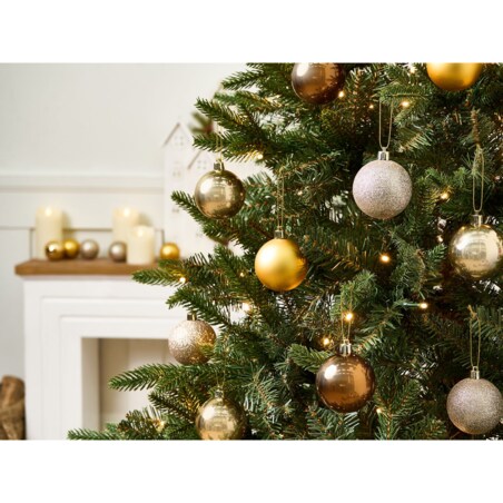 Zestaw 48 bombek KOLIMA Złoty