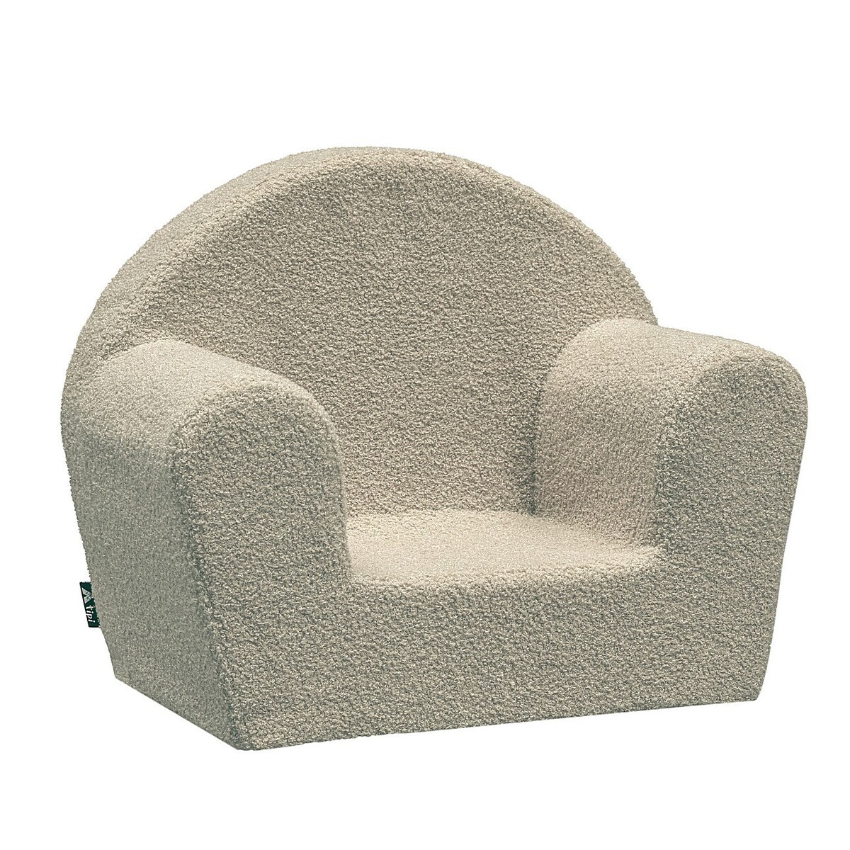 Fotelik Mati, ciemny beż, 52 x 34 x 41,5 cm, Boucle