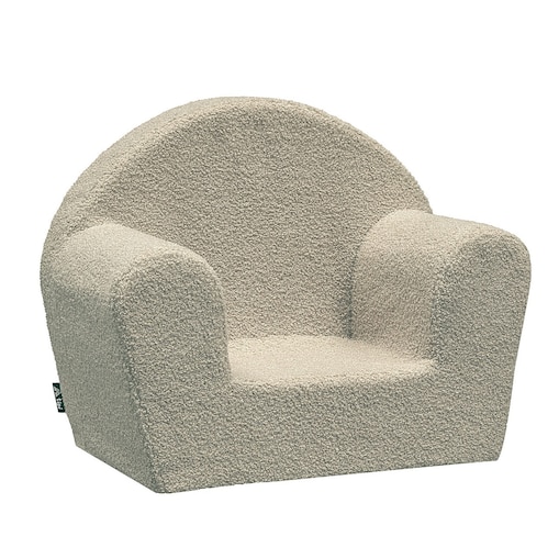 Fotelik Mati, ciemny beż, 52 x 34 x 41,5 cm, Boucle