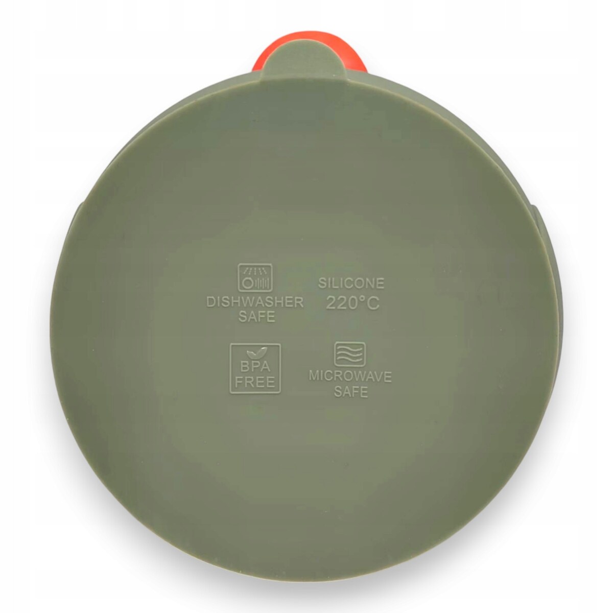 Miseczka z przyssawką silikonowa dla dziecka na przekąski łyżka widelec BLW