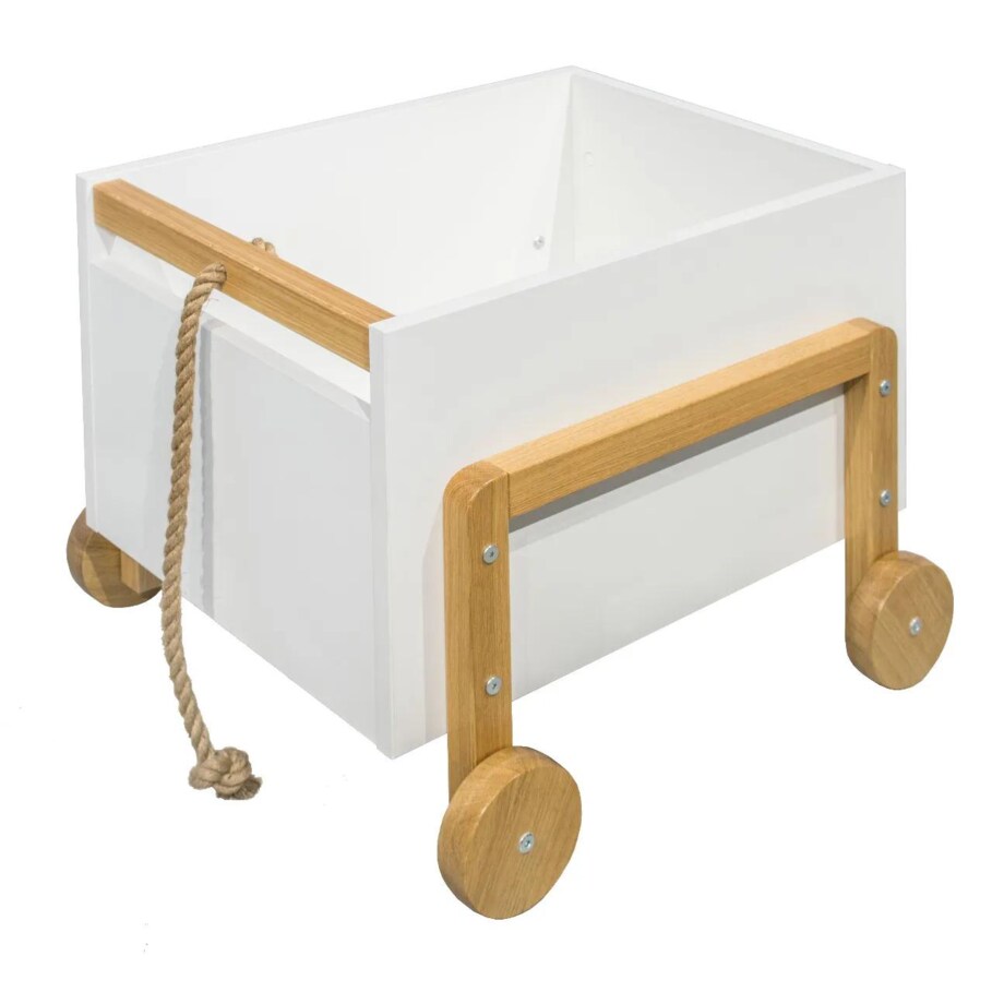 Kontenerek VICTOR biały/dąb