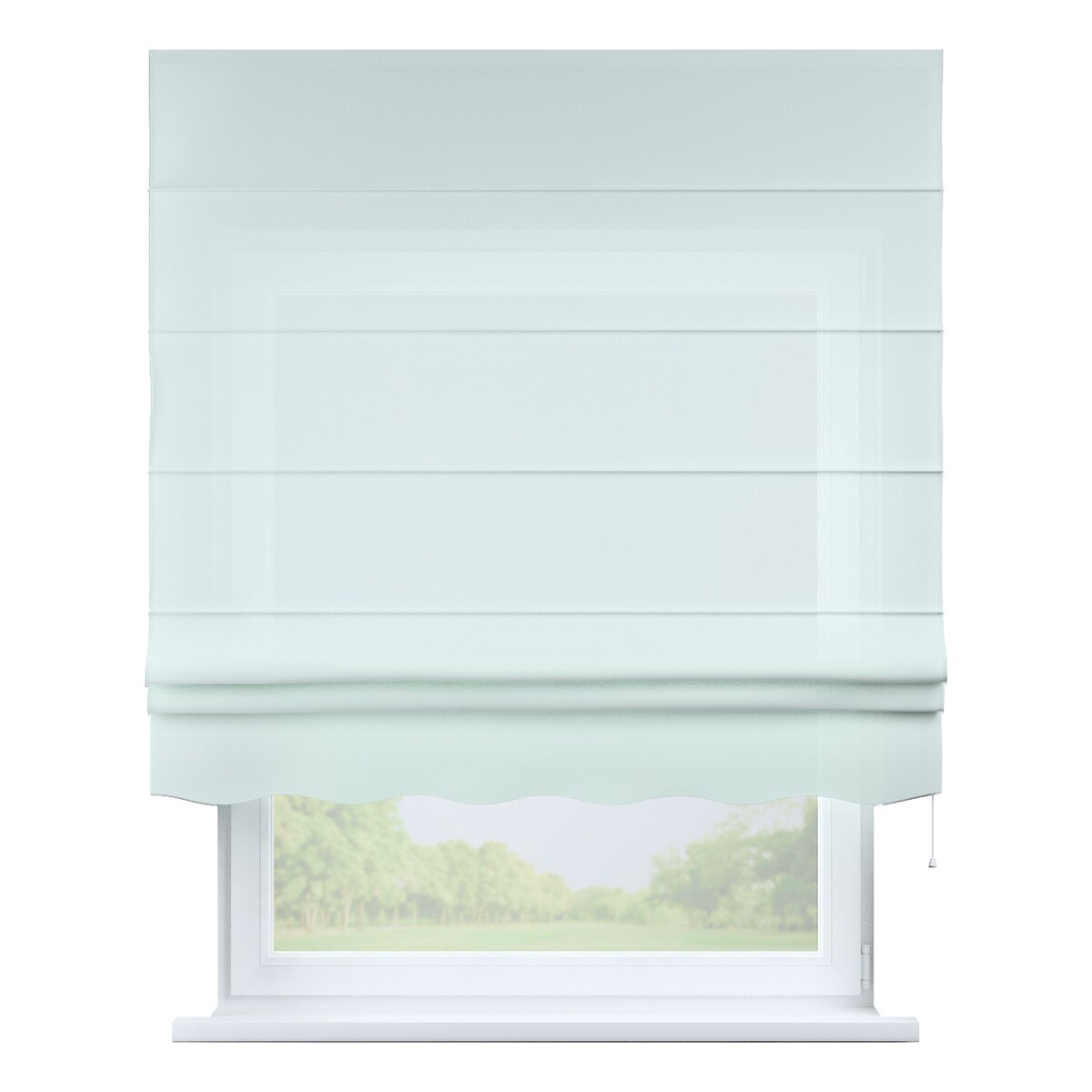 Roleta rzymska Florencja 120x170 prześwitujący, pastelowa mięta