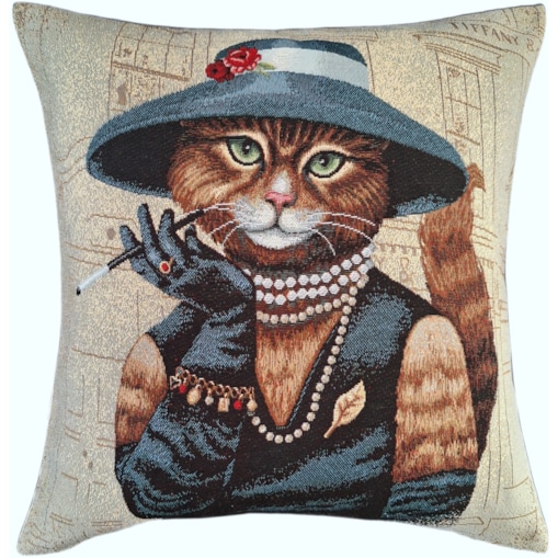 Poszewka Na Poduszkę Jasiek 45X45 Cm Żakardowa Dekoracyjna Ozobna Śniadanie U Tiffaniego