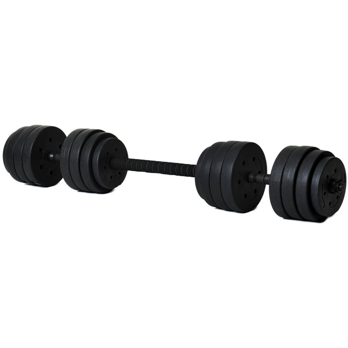 Zestaw hantli 2x20 kg Regulowane hantle 40 kg z funkcją sztangi funfit