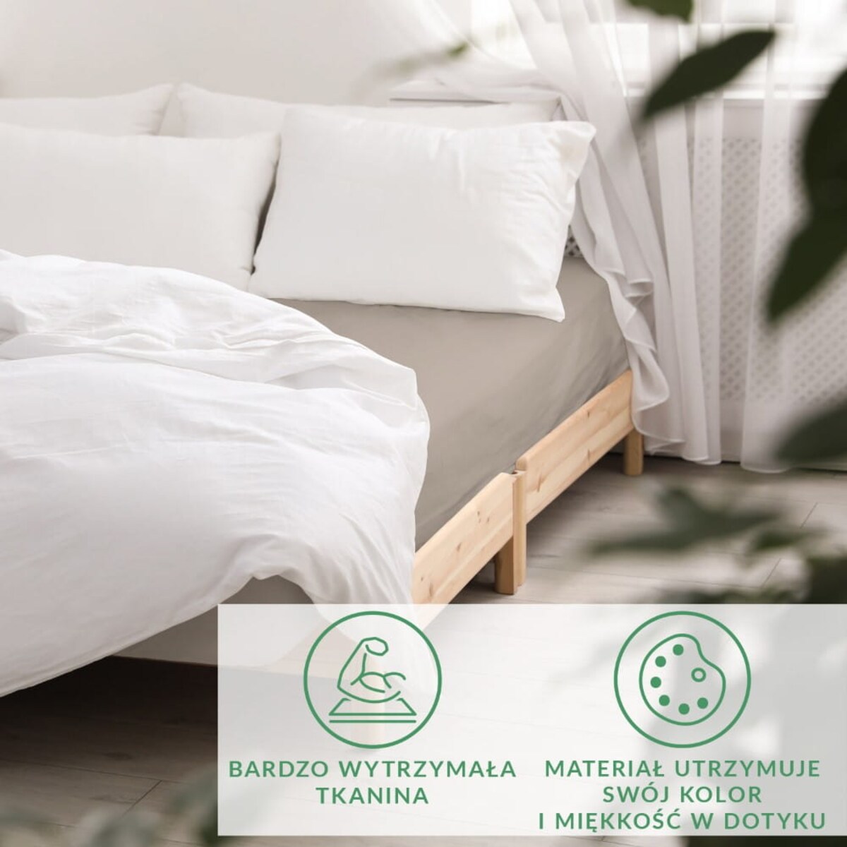 Prześcieradło satynowe z gumką ciemnobeżowe 140 x 200 cm