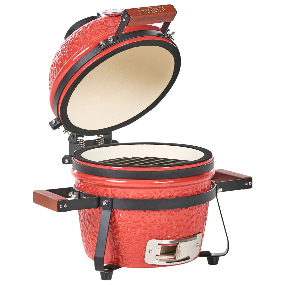 Mini grill węglowy KAMADO Ceramika Czerwony