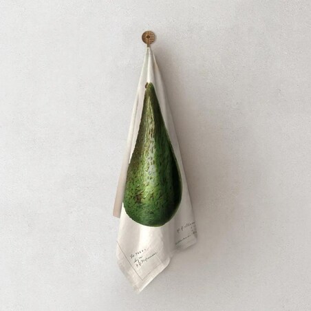 Lniany ręcznik kuchenny - całe awokado