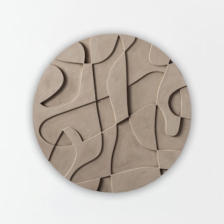 Relief Płaskorzeźba ścienna Botanica II Ladnini