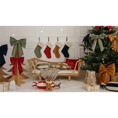 Kokarda Świąteczna Delux Forest Green - L