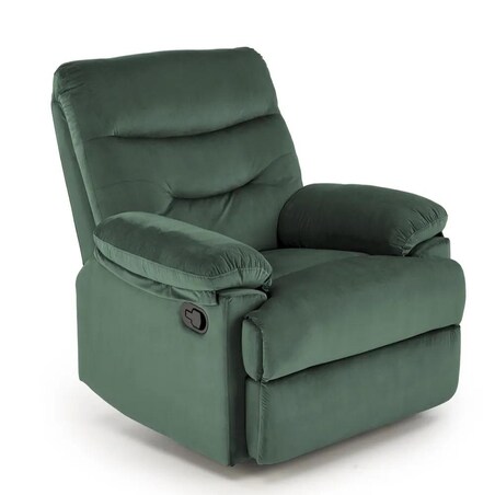Fotel rozkładany DRAGER VELVET zielony