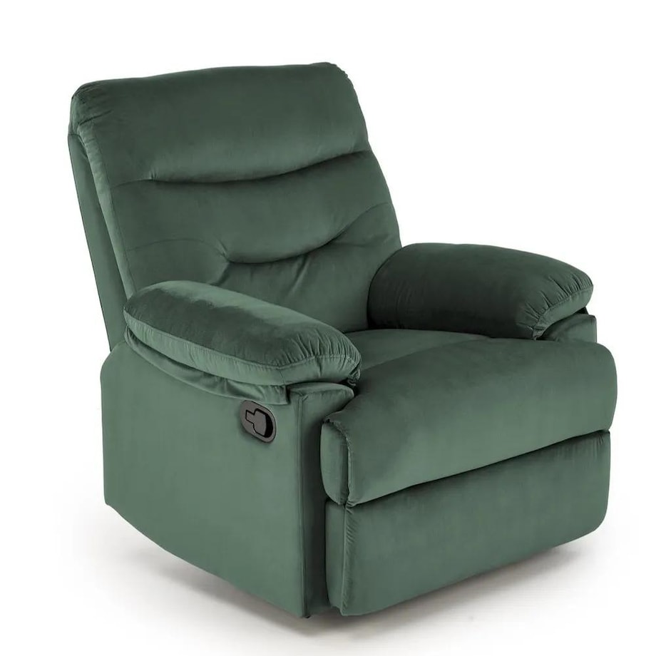 Fotel rozkładany DRAGER VELVET zielony