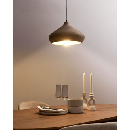 Lampa wisząca RAWI Drewno mango Jasnobrązowy