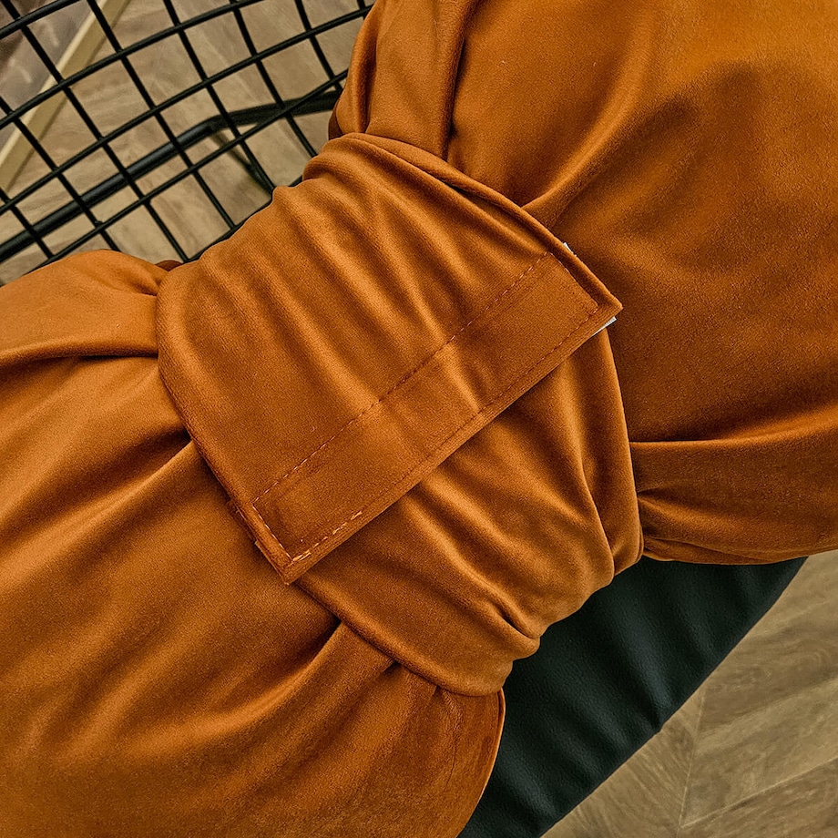 Poduszka XMAS wzór XM50 | Kokarda karmelowa 40 x 60 cm