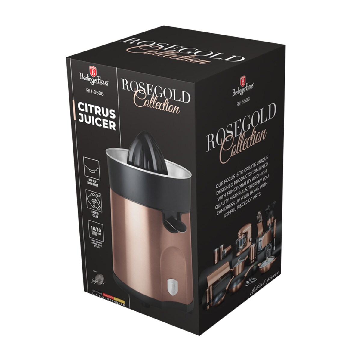 Sokowirówka 85W BerlingerHaus BH-9588 Black Rose