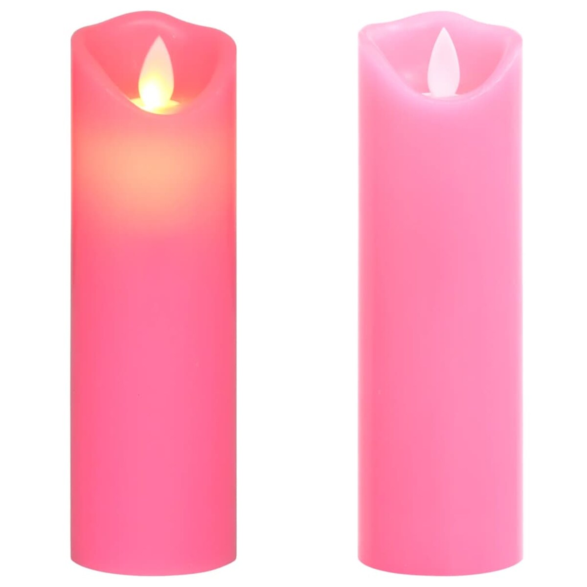 vidaXL Świece LED, elektryczne, z pilotem, 5 szt., ciepła biel