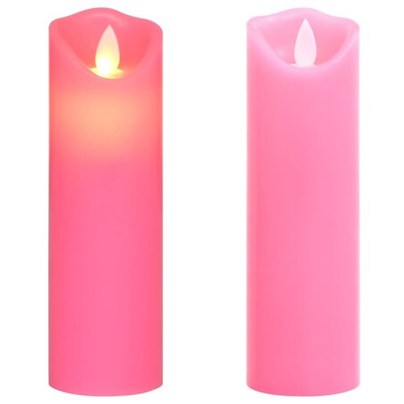 vidaXL Świece LED, elektryczne, z pilotem, 5 szt., ciepła biel