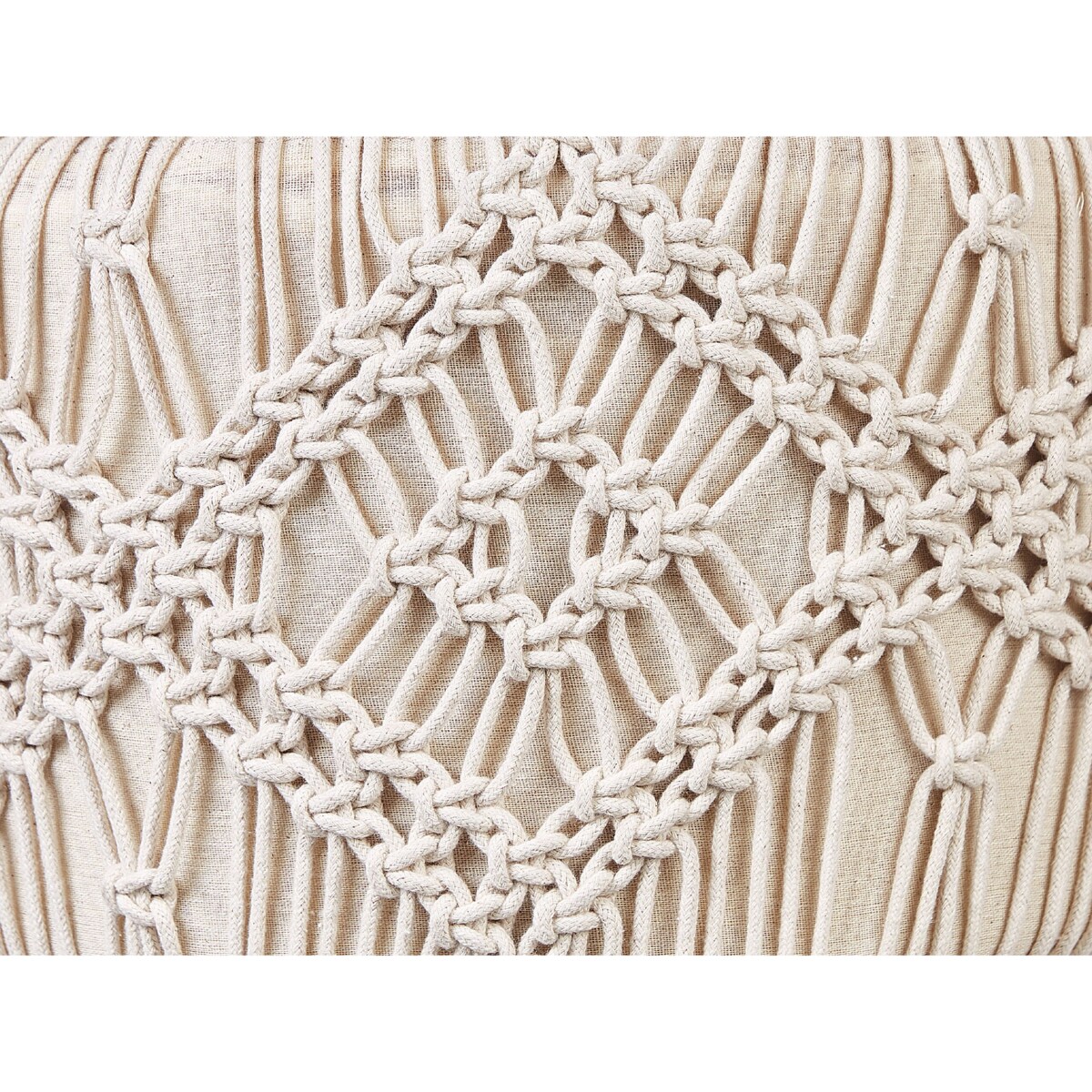 Stołek MANZAI Bawełna Beżowy