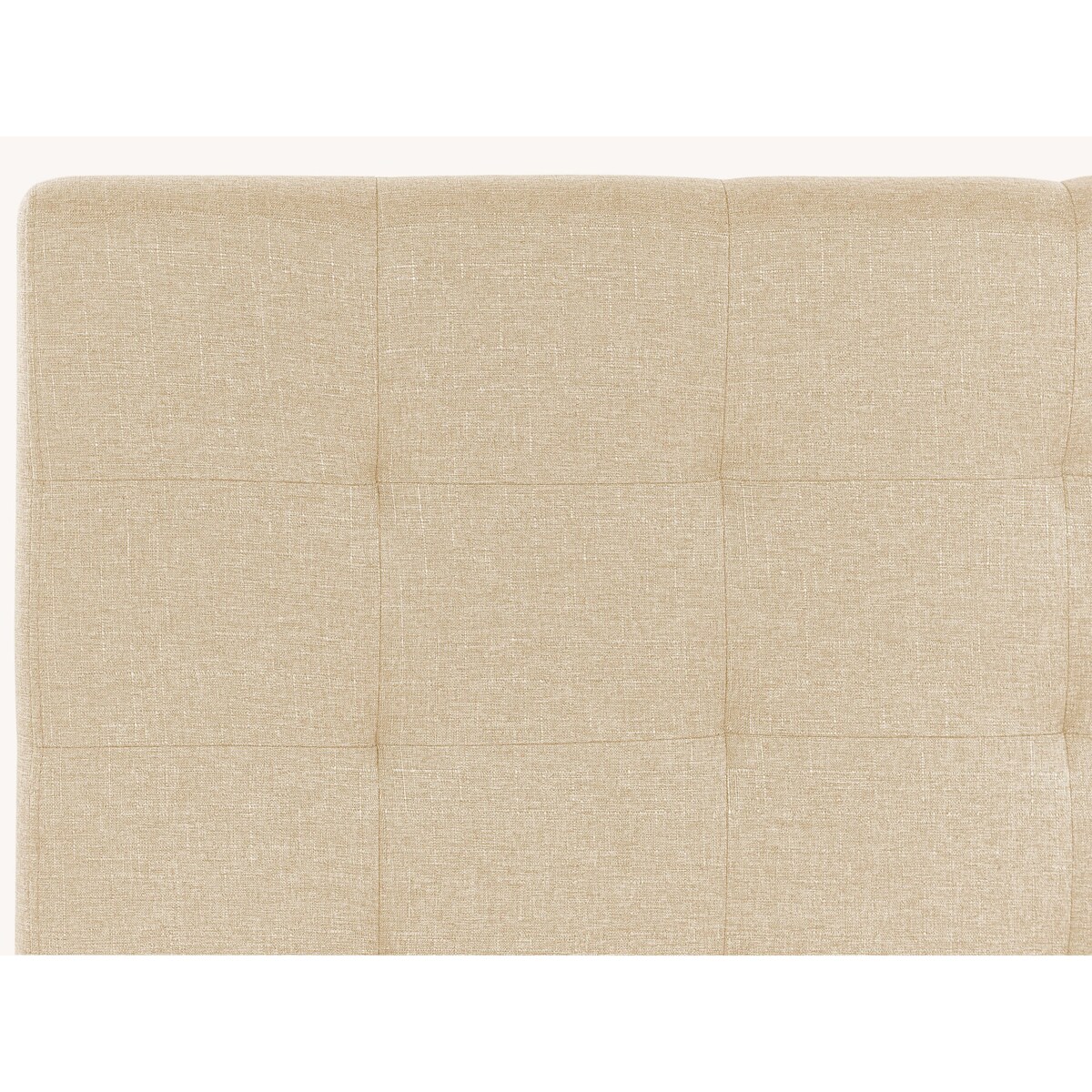 Łóżko tapicerowane 180 x 200 cm beżowe LA ROCHELLE