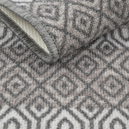 Chodnik Antypoślizgowy Vita 80x300cm Geometryczny Szary