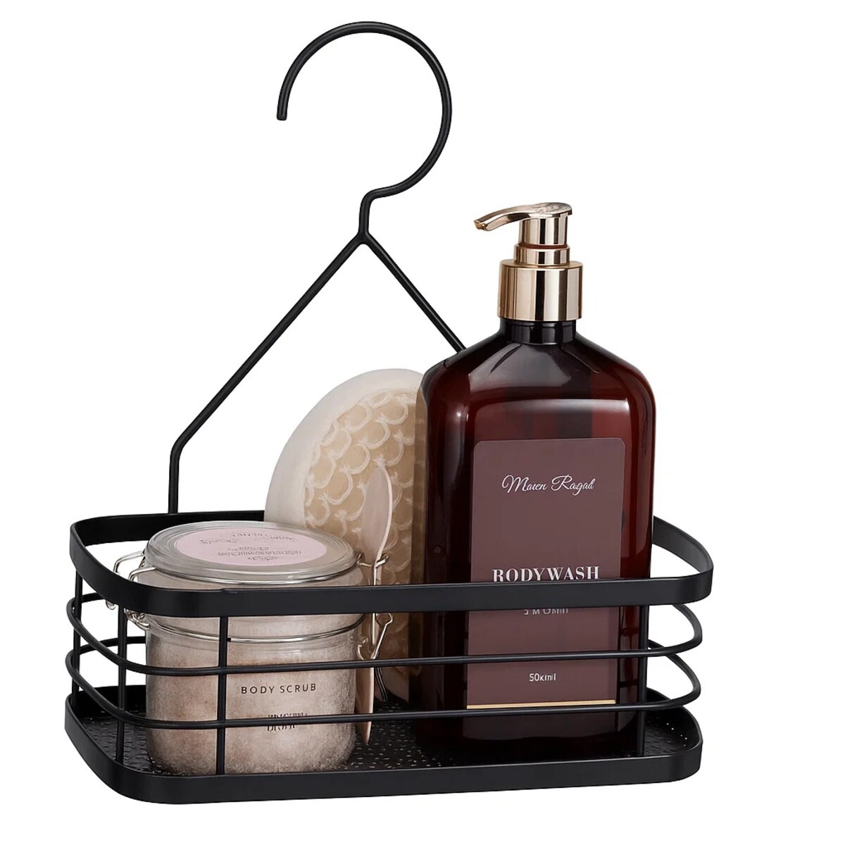 Koszyk na kosmetyki pod prysznic COZY CORE, 22,5 x 12 x 26 cm