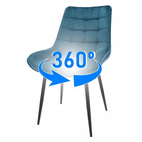 2 X Krzesło Do Jadalni Kuchni Salonu Do Jadalni Kuchni Stołu Zestaw Komplet Misty Niebieskie