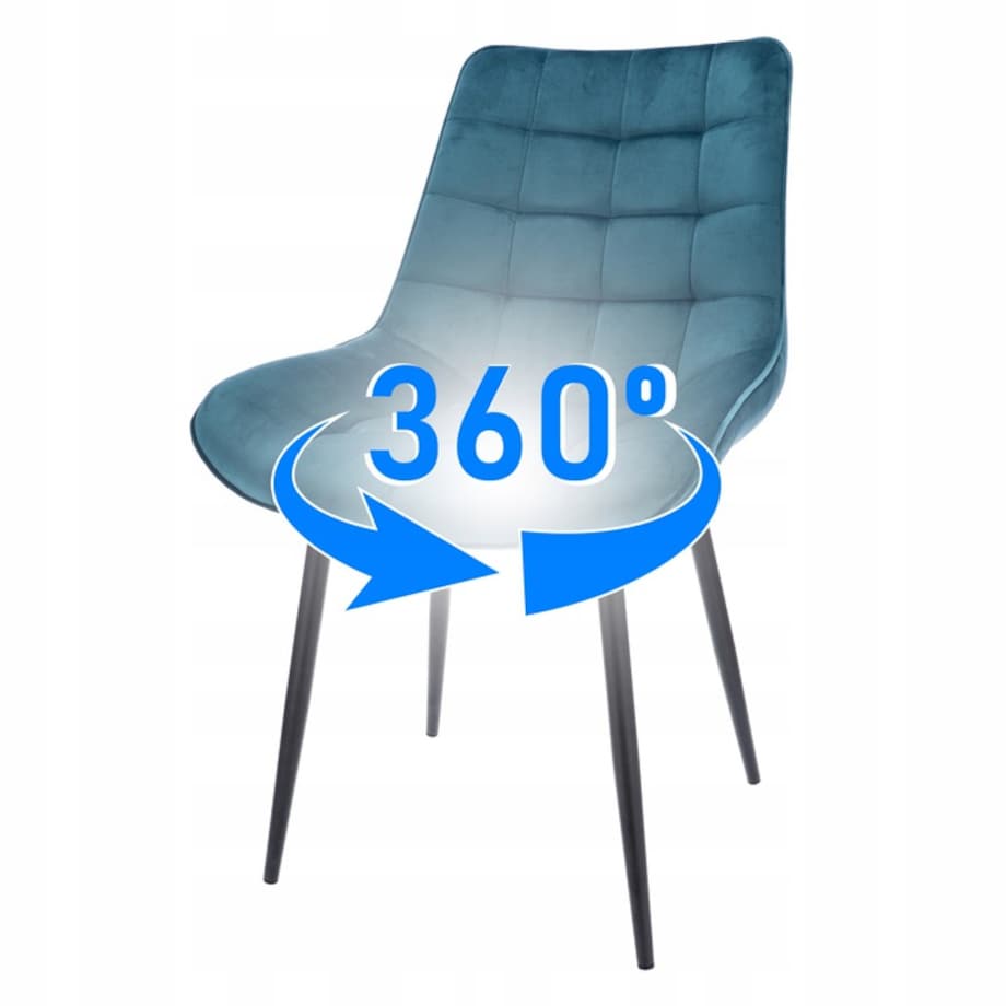 2 X Krzesło Do Jadalni Kuchni Salonu Do Jadalni Kuchni Stołu Zestaw Komplet Misty Niebieskie