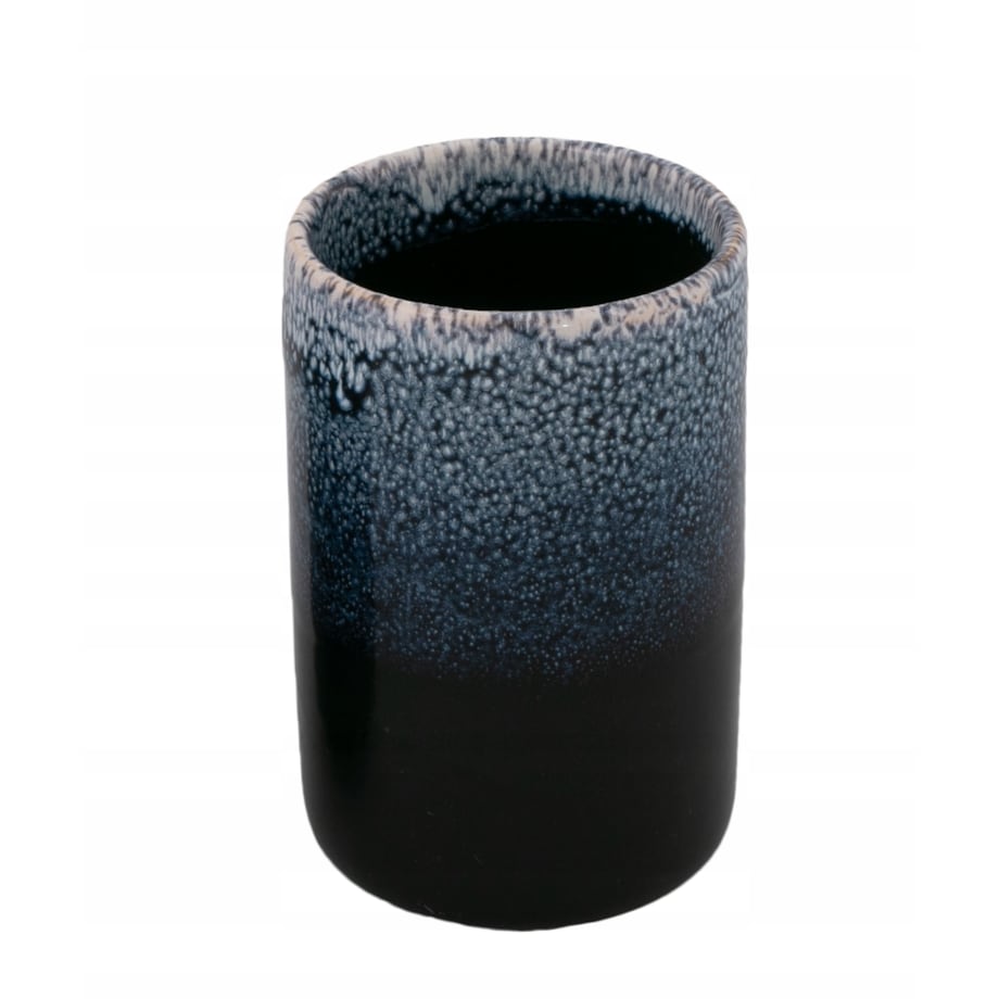KUBEK łazienkowy CERAMICZNY niebieski 450ml