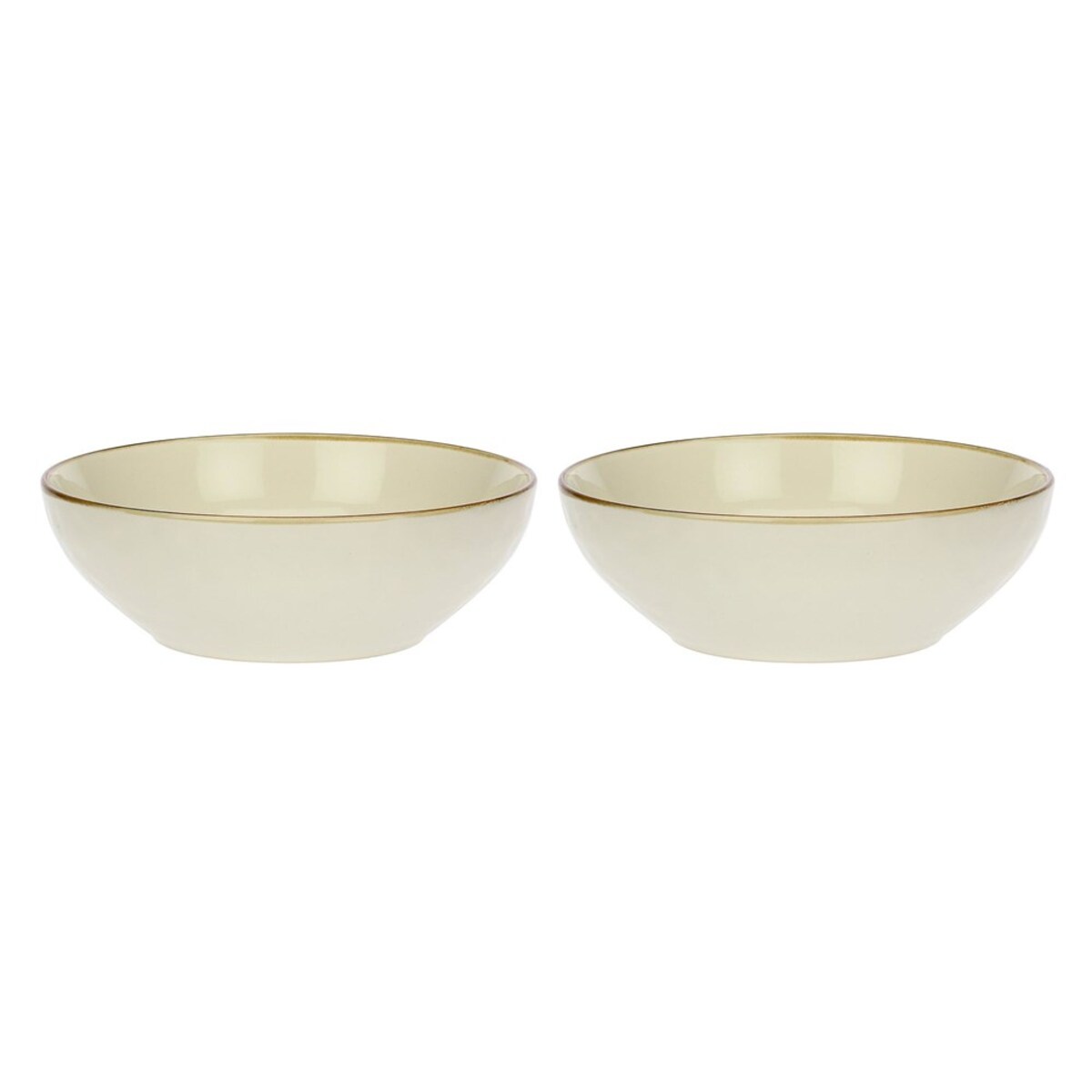 Zestaw 2 misek do sałatek Concerto Avorio - Kość słoniowa, 26 cm