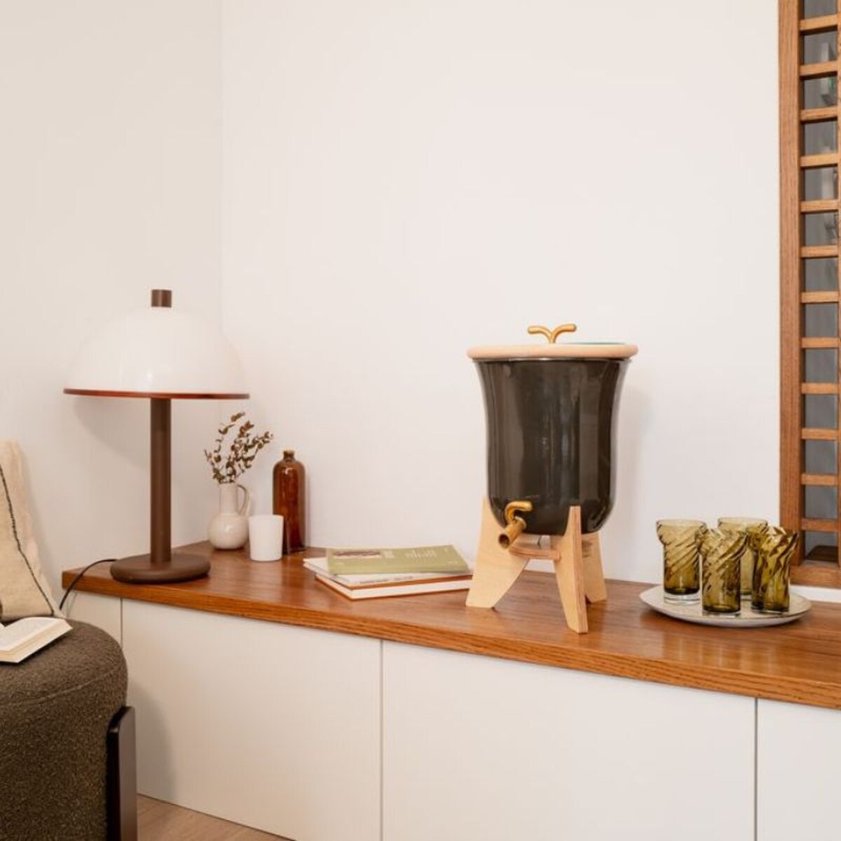Francuski ceramiczny filtr do wody Volkao Le Basalte – czarny
