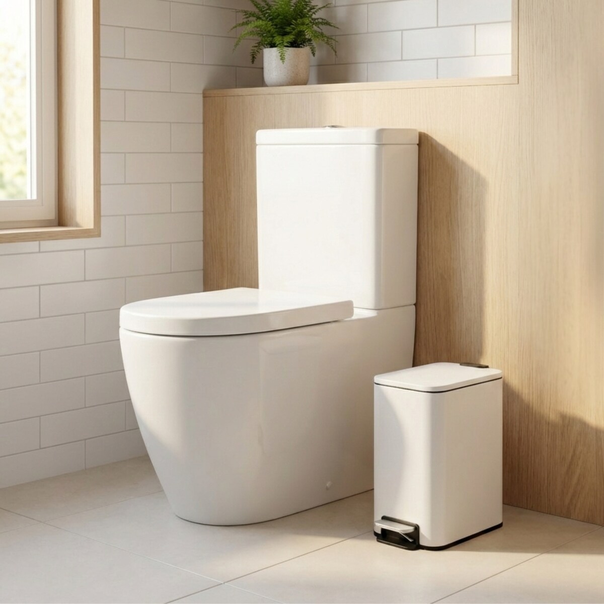 Wąski kosz łazienkowy BALVO, 5 l