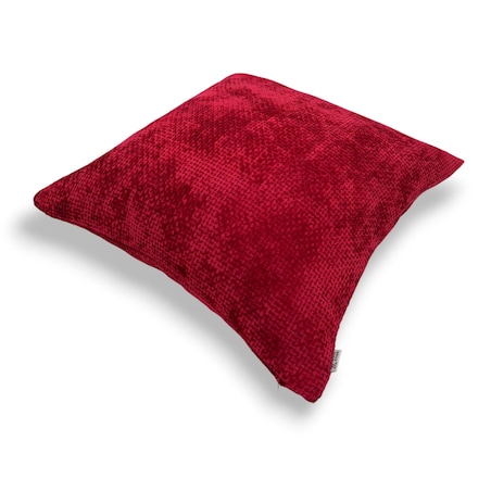 Czerwona poduszka dekoracyjna 45x45 Clara wiśniowa