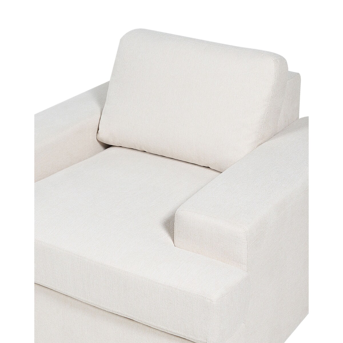 Zestaw 2 foteli tapicerowanych jasnobeżowy ALLA