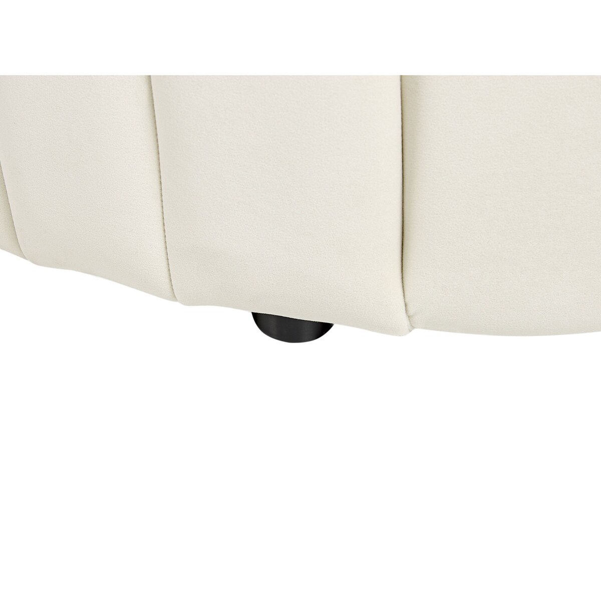 Sofa 3-osobowa welurowa złamana biel MALUNG