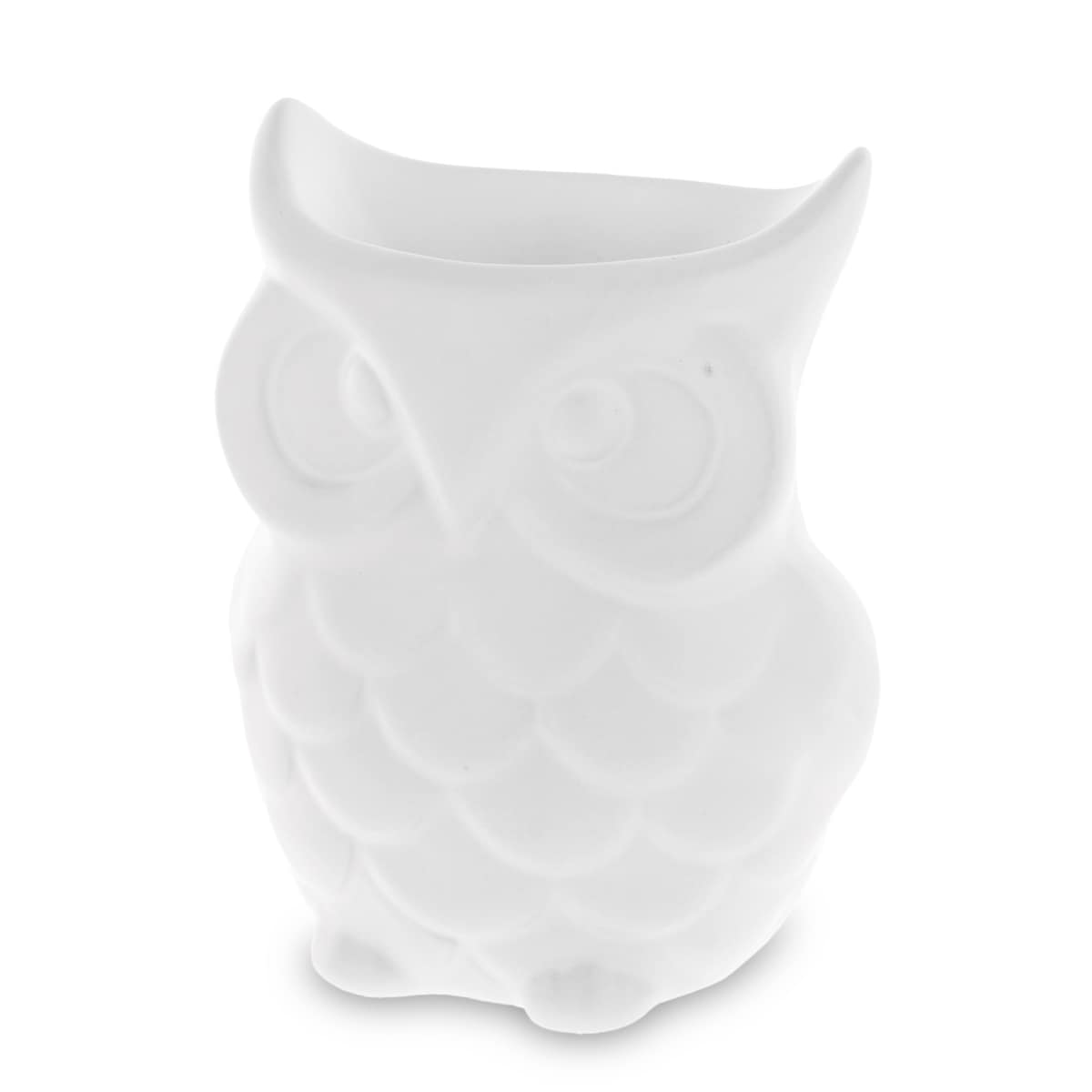 Kominek zapachowy ceramiczny 12x9x7 cm AROMA biała sowa