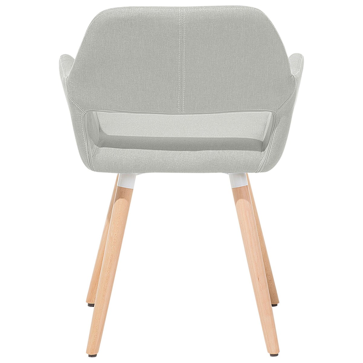 Zestaw 2 krzeseł do jadalni szary CHICAGO