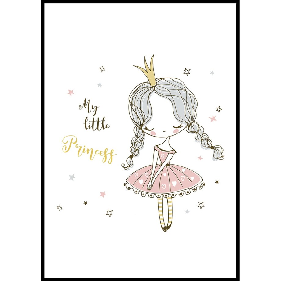 plakat mała księžniczka 50x70 cm