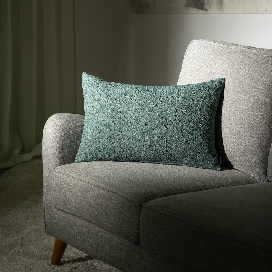 Poszewka Kinga na poduszkę prostokątną 47x28 zielony melanż