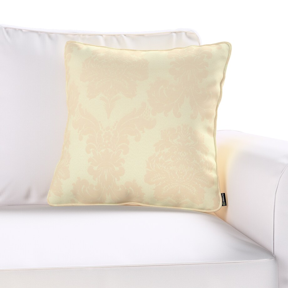 Poszewka Gabi na poduszkę 45x45 liście akantu na tle ecru
