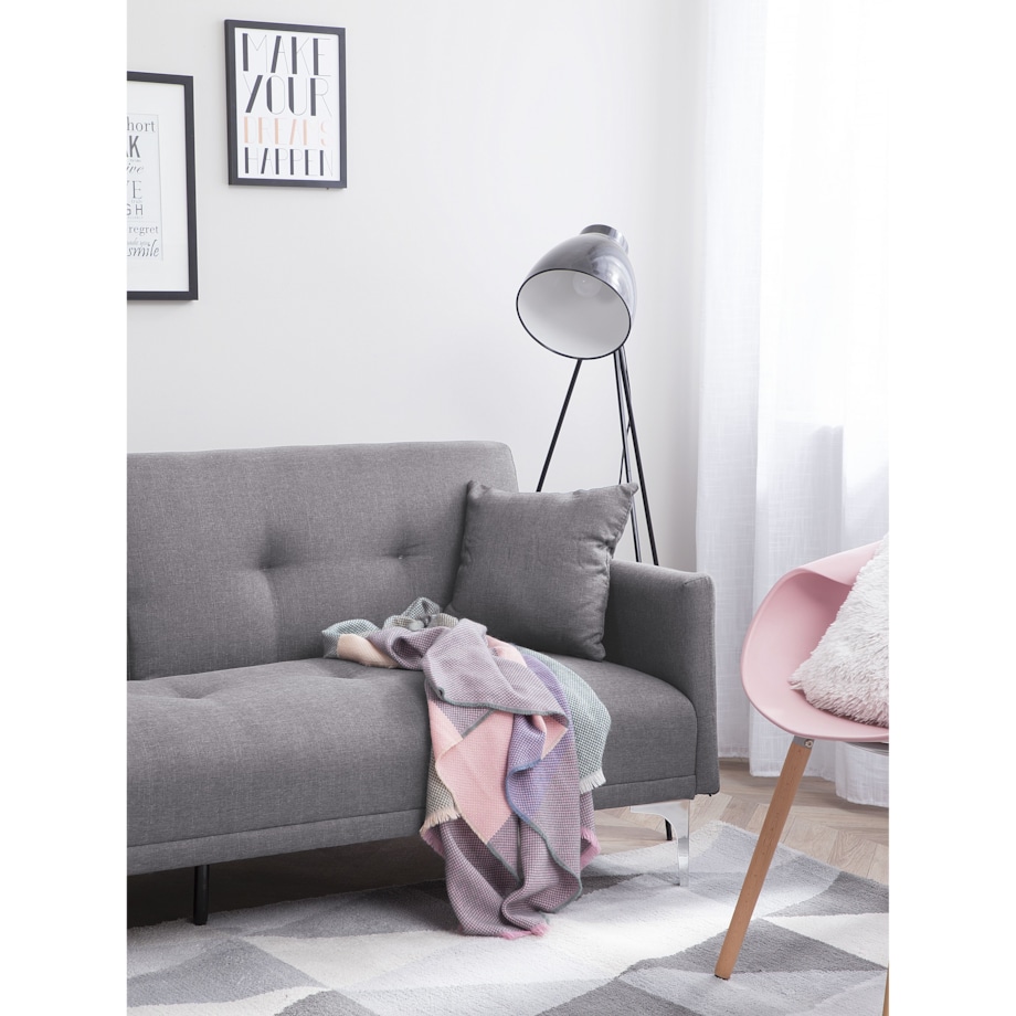 Sofa rozkładana szara LUCAN