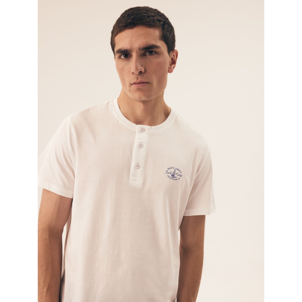 Piżama Dock 42616 Biała Biały, L