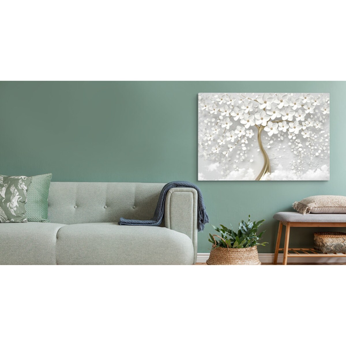 Obraz Na Płótnie Abstrakcyjne Drzewo 30x20cm